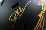 Deion Sanders Autographed FSU Seminoles F/S Eclipse Speed Helmet - Beckett W Auth *Gold Image 2