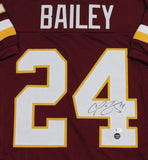 Champ Bailey Autographed Maroon Pro Style Jersey - Beckett W Auth *4