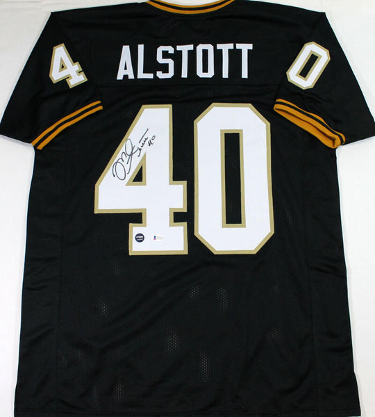 Mike Alstott Autographed White College Style Jersey w/A-Train - Becket – The  Jersey Source