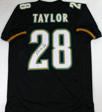Fred Taylor Autographed Black Pro Style Jersey - Beckett W Auth *2