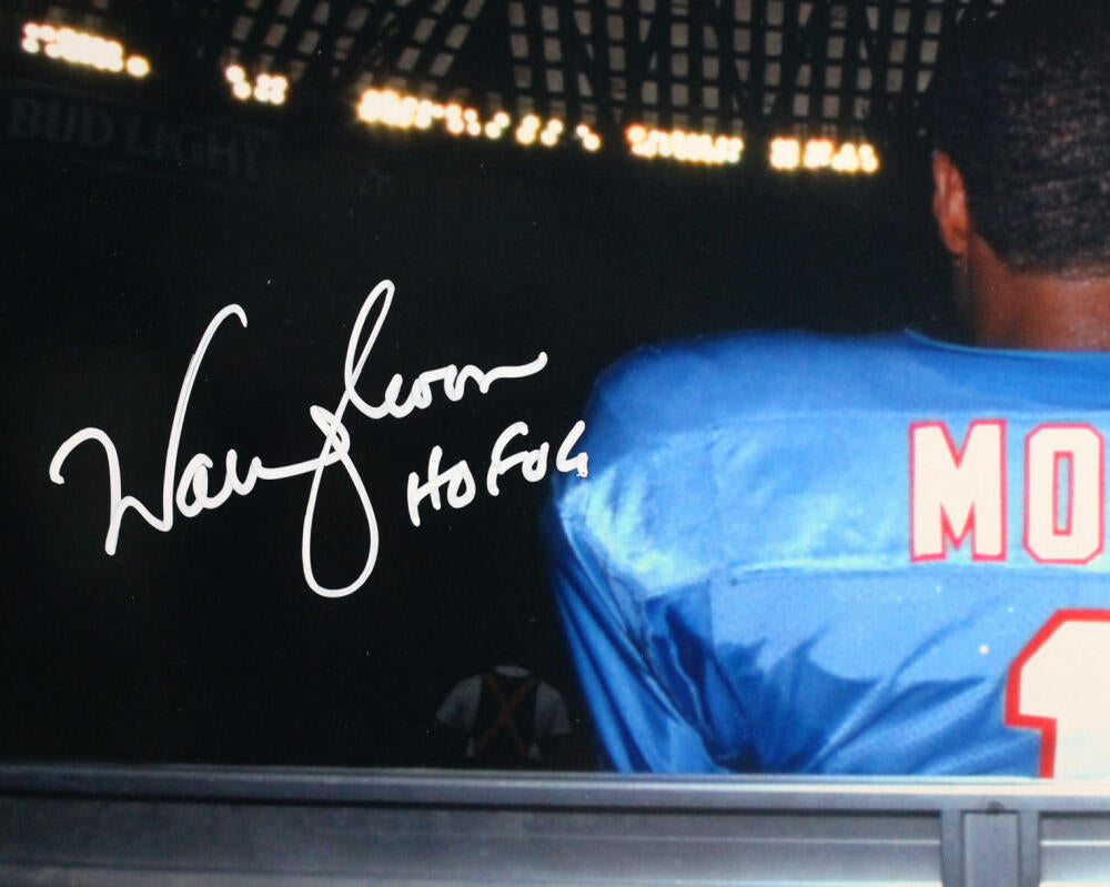 Warren Moon Autographed Houston Oilers 16x20 On Bench Photo w/HOF - Be –  The Jersey Source