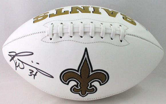 Ricky Williams Autographed New Orleans Saints Logo Football - Beckett W Auth *Left