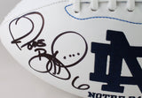 Jerome Bettis Autographed Notre Dame Fighting Irish Logo Football - Beckett W Auth