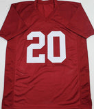 Billy Sims Autographed Maroon College Style Jersey w/Heisman - Beckett W Auth *2