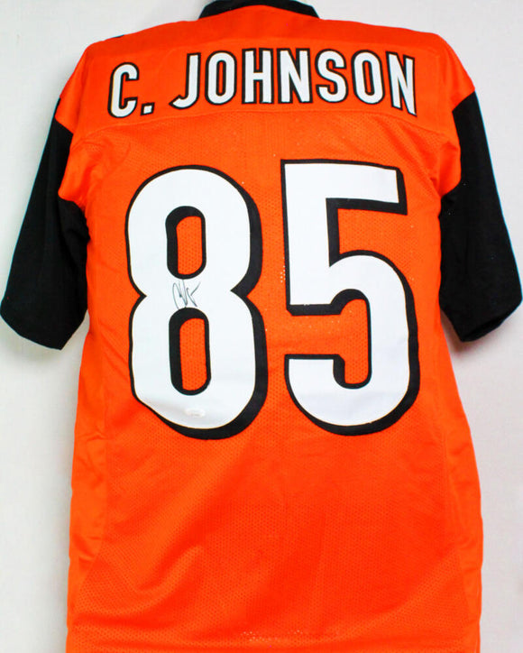 Chad Johnson Autographed Orange Pro Style Alternate Jersey - JSA W Auth *8
