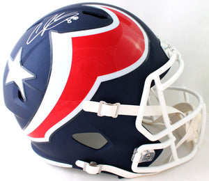 Andre Johnson Autographed Houston Texans F/S AMP Speed Helmet - JSA W Auth *Silver Image 1