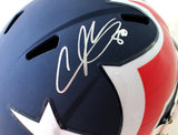 Andre Johnson Autographed Houston Texans F/S AMP Speed Helmet - JSA W Auth *Silver Image 2