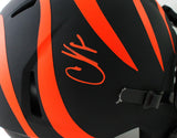 Chad Johnson Autographed Cincinnati Bengals F/S Eclipse Speed Helmet - JSA W Auth *Orange