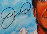 Joe Montana Autographed 49ers16x20 Painted Portrait Print - JSA Auth *Black Image 2