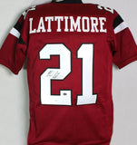 Marcus Lattimore Autographed College Style Maroon Jersey- JSA W Auth *2