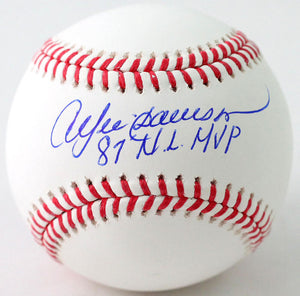 Andre Dawson Autographed Rawlings OML Baseball w/ 1987 NL MVP - JSA W Auth *Blue