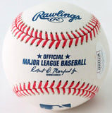 David Cone Autographed Rawlings OML Baseball w/ 3 Stats - JSA W Auth *Blue