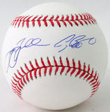 Craig Biggio / Jeff Bagwell Autographed Rawlings OML Baseball-TriStar Auth *Blue