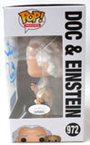 Christopher Lloyd Autographed Doc & Einstein Funko Pop Figurine - JSA Auth *Blue