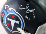 Earl Campbell Autographed Titans Full Size Speed Helmet w/HOF- JSA W Auth *White