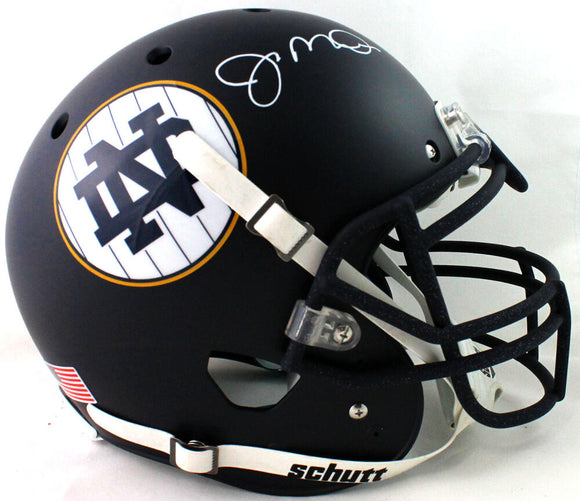 Joe Montana Autographed Notre Dame Alt Navy Schutt Authentic F/S Helmet - JSA W Auth *White