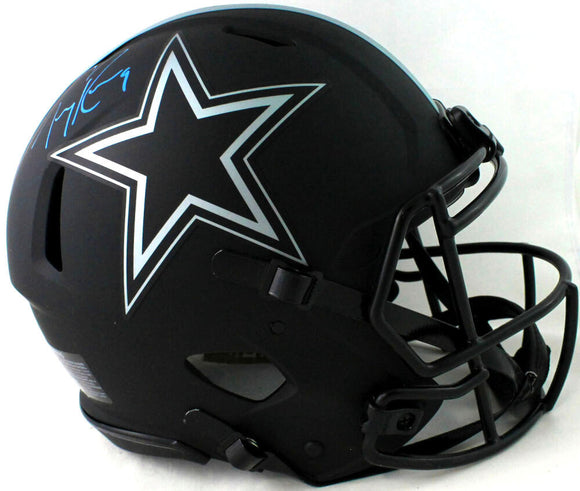 Tony Romo Autographed Dallas Cowboys F/S Eclipse Speed Authentic Helmet- Beckett W Auth *Blue