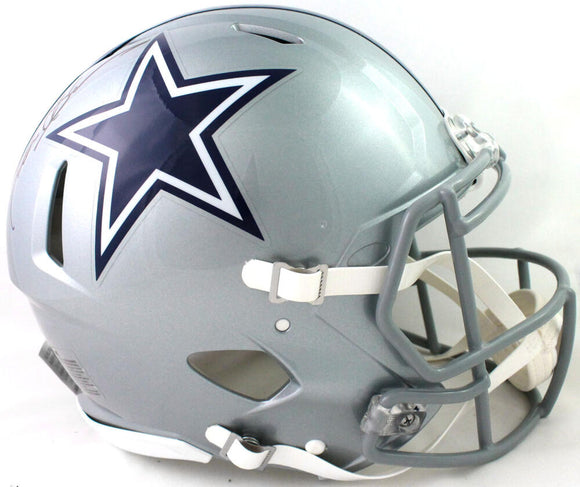 Deion Sanders Autographed Dallas Cowboys F/S Speed Authentic Helmet - Beckett W Auth *Black