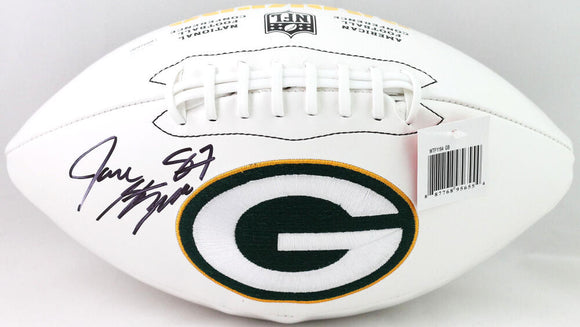 Jace Sternberger Autographed Green Bay Packers Logo Football - JSA W Auth *Black Image 1