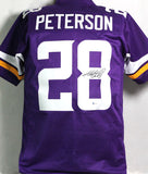 Adrian Peterson Autographed Purple Pro Style Jersey- Beckett W *Black *8