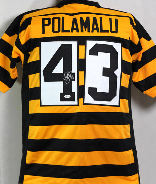 Troy Polamalu Autographed Pro Style Framed Color Rush XL Jersey Beckett –  Denver Autographs