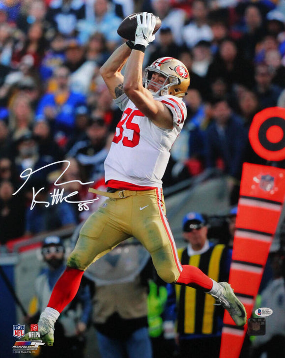 George Kittle Autographed San Francisco 49ers 16x20 PF Catch White Jer –  The Jersey Source