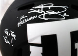 Johnny Manziel Autographed Texas A&M Eclipse Speed Authentic F/S Helmet w/ 3 Insc - JSA W Auth *White