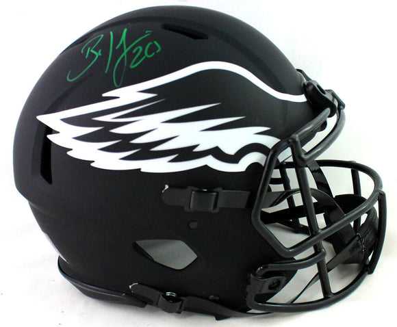 Brian Dawkins Autographed Philadelphia Eagles F/S Eclipse Speed Authentic Helmet - JSA W Auth *Green Image 1