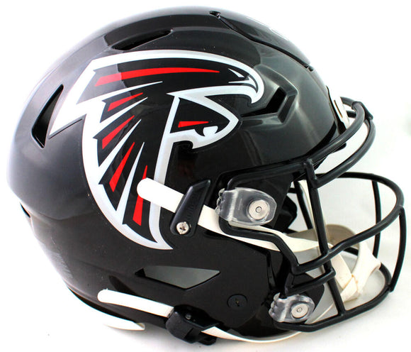 Julio Jones Autographed Atlanta Falcons F/S 2019 SpeedFlex Helmet - Beckett W Auth *White