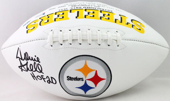 Donnie Shell Autographed Pittsburgh Steelers Logo Football w/HOF - Beckett W Auth
