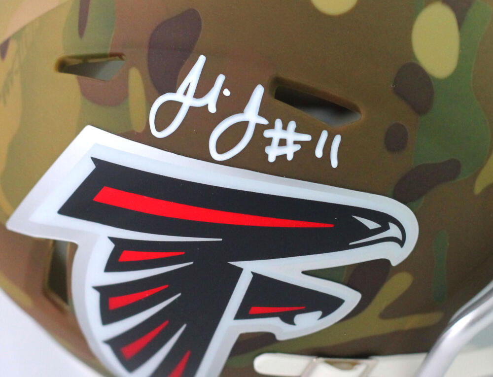 : Julio Jones Autographed Atlanta Falcons F/S Camo Authentic  Helmet - Beckett W Auth White : Collectibles & Fine Art