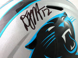 DJ Moore Autographed Carolina Panthers F/S Speed Helmet - Beckett W *Black Image 2