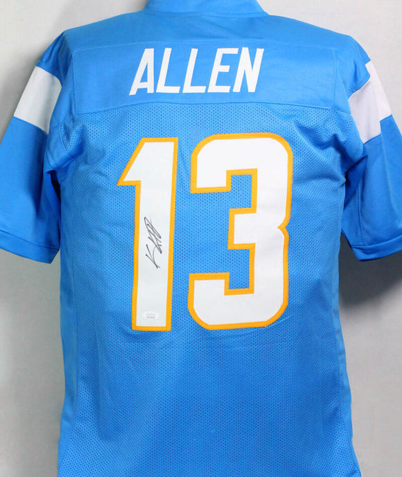 Keenan Allen Signed Custom Powder Blue Football Jersey (JSA)