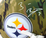 Ben Roethlisberger Autographed Pittsburgh Steelers F/S Camo Speed Authentic Helmet - Fanatics Auth *White