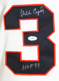 thejerseysourceautographsthejerseysourceautographs Orlando Cepeda San Francisco Giants Signed SF Giants Cream Majestic Jersey with HOF *3 (JSA COA)