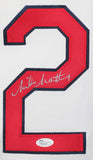 Mike Matheny Autographed St. Louis Cardinals White Majestic Jersey - JSA Auth *R2
