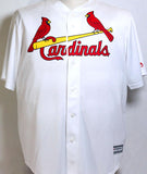 Mike Matheny Autographed St. Louis Cardinals White Majestic Jersey - JSA Auth *R2