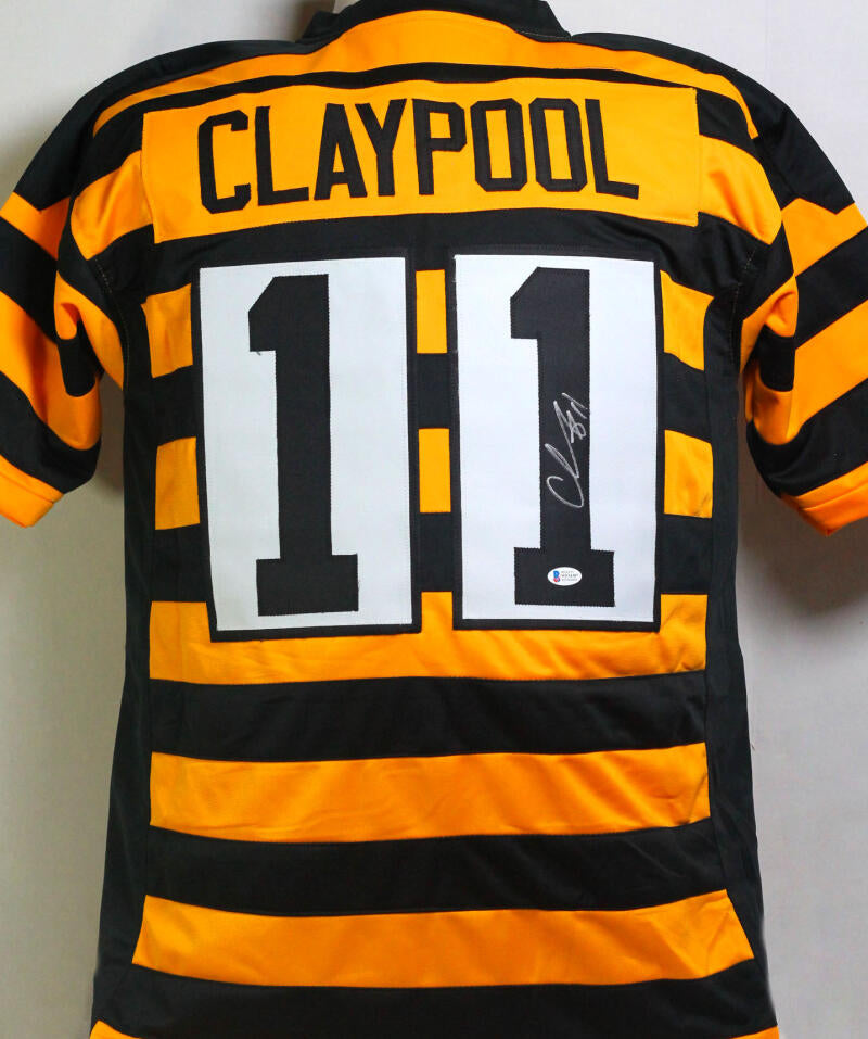 Chase Claypool Autographed Black Pro Style Jersey- Beckett W Black R1 at  's Sports Collectibles Store