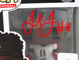 Julio Jones Autographed Atlanta Falcons Funko Pop Figurine - Beckett W Auth *Red