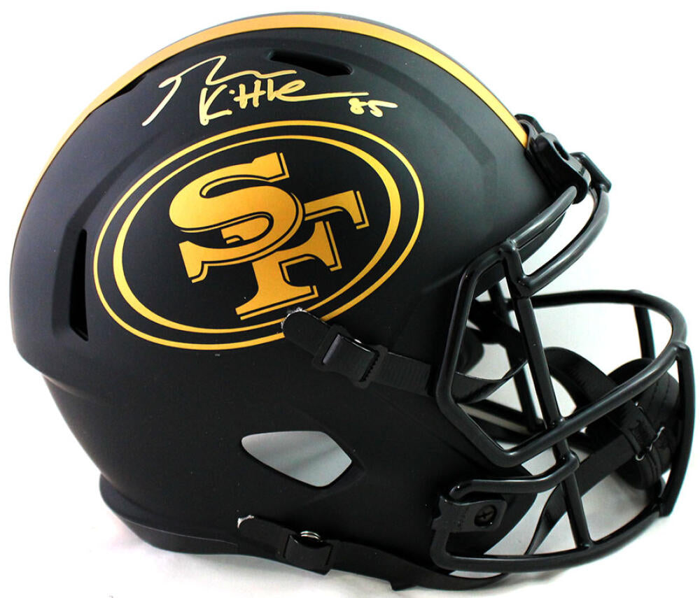 George Kittle Autographed San Francisco 49ers F/S Eclipse Speed Helmet -  Beckett W Auth *Gold