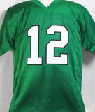 Randall Cunningham Autographed Green Pro Style Jersey - Beckett W Auth *1