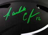 Randall Cunningham Autographed Philadelphia Eagles F/S Eclipse Speed Authentic Helmet - Beckett W Auth *Green