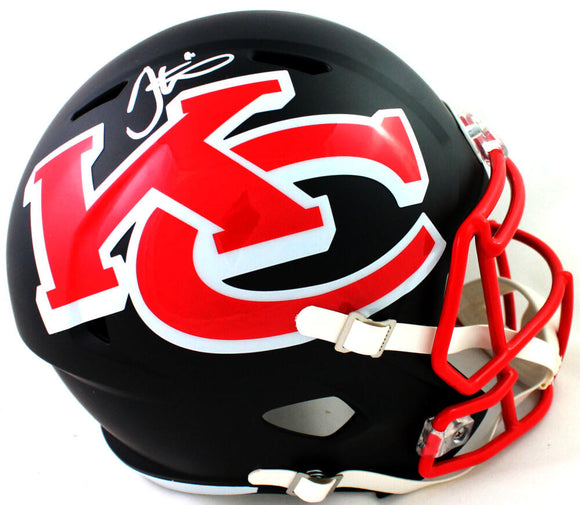 Tyreek Hill Autographed Kansas City Chiefs F/S AMP Speed Helmet- JSA W Auth *Silver