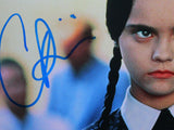 Christina Ricci Autographed 11x14 Photo Addams Family Movie Close Up - JSA Auth *Blue
