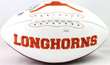 Devin Duvernay Autographed Texas Longhorns Logo Football- JSA Witnessed