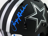 Roger Staubach Autographed Dallas Cowboys Eclipse Mini Helmet - Beckett W Auth *Blue