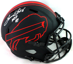 Thurman Thomas Autographed Buffalo Bills F/S Eclipse Speed Helmet - JSA W *Silver