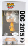 Christopher Lloyd Autographed Doc in 2015 Funko Pop Figurine #960- JSA *Yellow