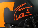 Jason Witten Autographed Tennessee Vols F/S Eclipse Speed Helmet- Beckett W Auth *Orange