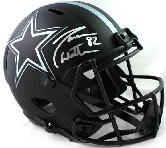 Jason Witten Autographed Dallas Cowboys F/S Eclipse Helmet- Beckett W *Silver Image 1